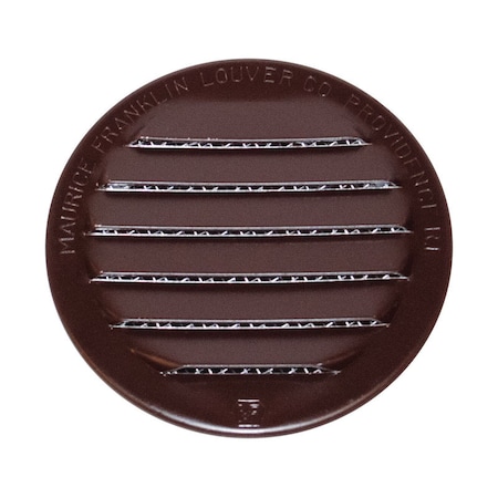 Maurice Franklin Lou Maurice Franklin Louver 2 in. W X 2 in. L Gloss Brown Aluminum Mini Louver RLB-100  2